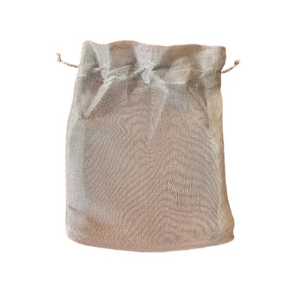 Vintage lot of 4‎ coasters beaded sliver round Tabletop Décor  4" with Bag - Picture 6 of 6